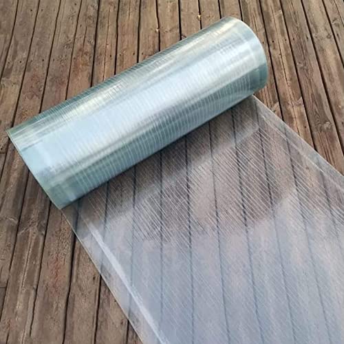 ZHUOZ1T 0.8mm Polycarbonat Dachplatte,Regensichere Isolierung Sonnenschein Platte UV-Schutzdach,Für Gewächshaus Canopy Carport,kostenloser Zuschnitt (WxL:1.2x3m) von ZHUOZ1T