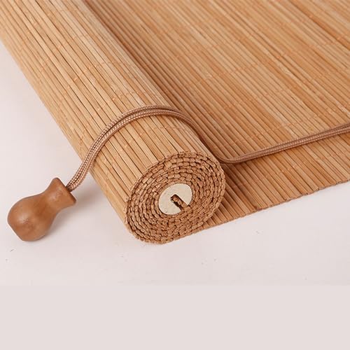 ZHUOZ1T Bambusrollo Retro Raffrollo Natur Holzjalousine,Sonnenschutz Sichtschutz Rollo,60% Blickdicht Verdunkelungsvorhänge,Seitenzugrollo Für Fenster und Türen,Anpassbar,Breite×Höhe (50cm x 240cm) ZHUOZ1T Bambusrollo Retro Raffrollo Natur Holzjalousine,Sonnenschutz Sichtschutz Rollo,60% Blickdicht Verdunkelungsvorhänge,Seitenzugrollo Für Fenster und Türen,Anpassbar,Breite×Höhe (50cm x 240cm) von ZHUOZ1T