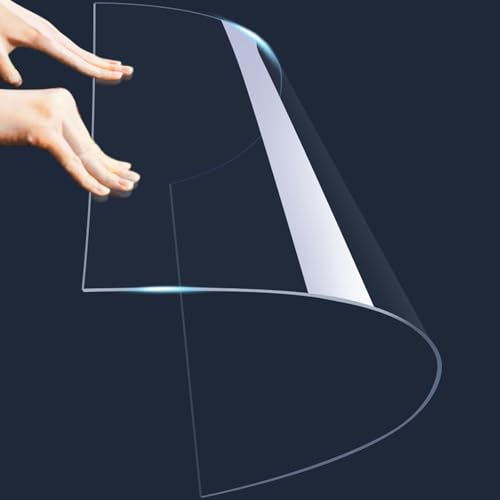 ZHUOZ1T Polycarbonat Platte Für Gewächshäuser,Transparente Kunststoff Dachplatten,UV-Schutz Wetterfest 1,2 mm Dicke Dachmaterial,mit Schraube,Anpassbar (1.56m x 2m) von ZHUOZ1T