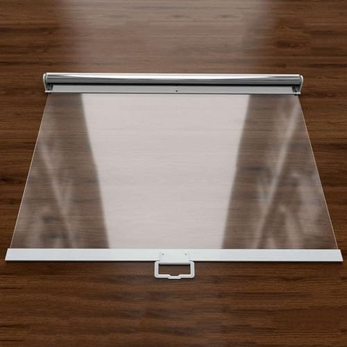 ZHUOZ1T Transparente wasserdichte Rollläden,Springrollos,Staubdicht Wärmeisoliert Gefrierschrank Rollo,Trennvorhang,für Delikatessen,Gefrierschrank,Vitrine,Anpassbar,Breite x Höhe (85x100cm) von ZHUOZ1T