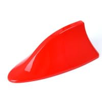 Autoantenne, For Opel Corsa Mk4 E Haifischflossen-Autoantenne, Haifischflossenförmiges Radiosignal, dekorative Haifischflossenantenne(D-red) von ZHURDFT