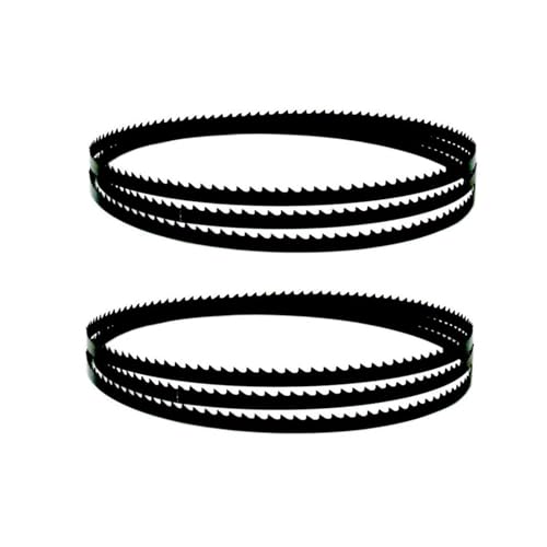 Bandsäge 2PCS 2215mm Holz Bandsägeblätter 6,35 10 16mm Breite 4 TPI for DW876 & EBS3601 Carbon Band Säge Holzbearbeitung Werkzeuge(2215x10x0.35mm 4TPI) von ZHURDFT