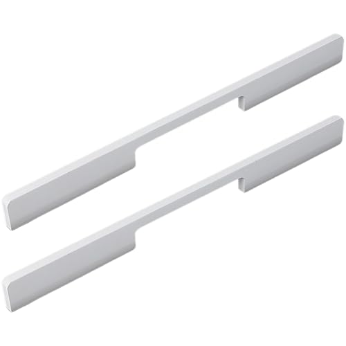 Schrankgriffe, 2 Stück Türgriffe, weiße Küchenschrankgriffe, Stangengriffe, Schrankgriffe, Schubladengriff aus Aluminiumlegierung for Kommoden, Kleiderschrank, Badezimmer, Dusche(224mm) von ZHURDFT