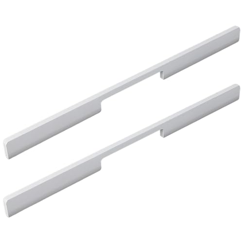 Schrankgriffe, 2 Stück Türgriffe, weiße Küchenschrankgriffe, Stangengriffe, Schrankgriffe, Schubladengriff aus Aluminiumlegierung for Kommoden, Kleiderschrank, Badezimmer, Dusche(480mm) von ZHURDFT