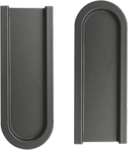 Schrankgriffe, 2 Stück versenkter bündiger Türgriff, mehrfarbige Schubladengriffe, Schiebeschrankgriffe, Schubladenknauf aus Aluminiumlegierung for Kommoden, Schränke, Kleiderschränke(Gray,L) von ZHURDFT