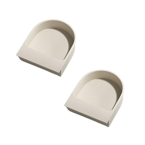 Schrankgriffe, 2 Stück versteckter Schrankgriff, bündige Schiebetürgriffe, quadratische versenkte Schrankgriffe, Schubladenknauf aus Aluminiumlegierung for Kommoden, Schränke, Kleiderschränke(Grey 2) Schrankgriffe, 2 Stück versteckter Schrankgriff, bündige Schiebetürgriffe, quadratische versenkte Schrankgriffe, Schubladenknauf aus Aluminiumlegierung for Kommoden, Schränke, Kleiderschränke(Grey 2) von ZHURDFT