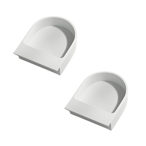 Schrankgriffe, 2 Stück versteckter Schrankgriff, bündige Schiebetürgriffe, quadratische versenkte Schrankgriffe, Schubladenknauf aus Aluminiumlegierung for Kommoden, Schränke, Kleiderschränke(White) Schrankgriffe, 2 Stück versteckter Schrankgriff, bündige Schiebetürgriffe, quadratische versenkte Schrankgriffe, Schubladenknauf aus Aluminiumlegierung for Kommoden, Schränke, Kleiderschränke(White) von ZHURDFT