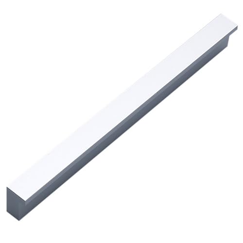 Schrankgriffe, 5/10 Stück silberne Schranktürgriffe, Küchenschrankgriffe aus Aluminiumlegierung, Hardware, Möbelschubladen, Kleiderschrankknöpfe(10pcs,160 mm) von ZHURDFT