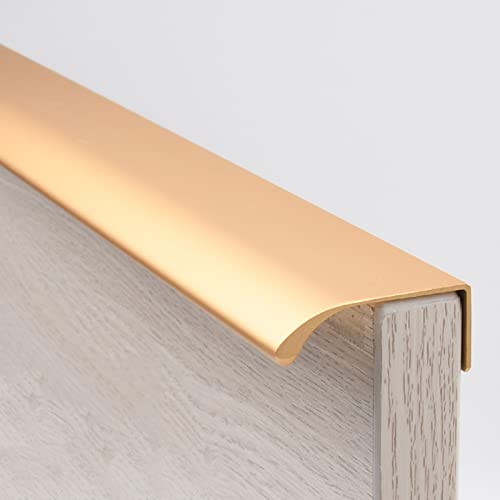 Schrankgriffe, Goldene Schrankgriffe, unsichtbare Küchengriffe aus Aluminiumlegierung, verdeckte Möbeltürgriffe, Schlafzimmerschubladengriffe mit Schrauben(Length 1200mm) von ZHURDFT