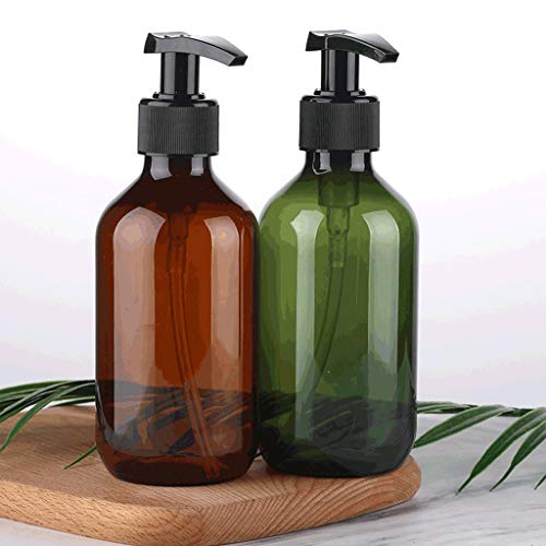 Seifenspender, Seifenspender for die Arbeitsplatte, Seifenspenderflaschen Lotions- und Seifenpumpe for for Flüssigseife Handspender Seifen Lotionen(Brown,500ml/17.6oz) von ZHURDFT