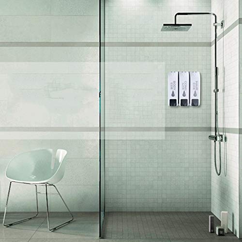 Seifenspender, Seifenspender for die Arbeitsplatte, an der Wand montierte Duschseife, 1050 ml, 35,5 oz, Lotionsspender, Spülmittel for das Badezimmer im Home-Hotel-Stil(3 Chamber) von ZHURDFT
