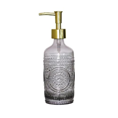 Seifenspender, Seifenspender for die Arbeitsplatte, aus, drei Muster, leicht zu entnehmende Flüssigseifenpumpe, 354 ml, nachfüllbare Lotionspender(3 Pack(gray)) von ZHURDFT
