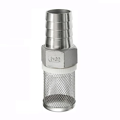 Wasserfiltersiebgewebe, 1pc 15mm 20mm 25mm 32mm Schlauch Filter Garten Bewässerung Rohr Auto Waschen Pumpe Edelstahl filter Netz Mesh Wasser Filter(32mm) von ZHURDFT