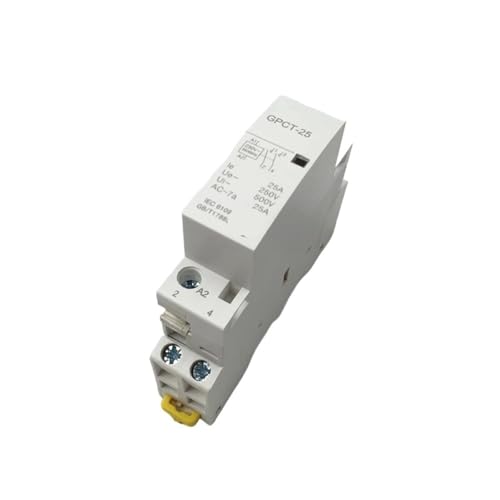 Wechselstromrelais, GPCT1 2P 16A 25A 2NC 220V/230V 50/60HZ Din Rail Haushalts-AC-Schütz Zwei Normal Close for Home Hotel Restaurant(25a) von ZHURDFT
