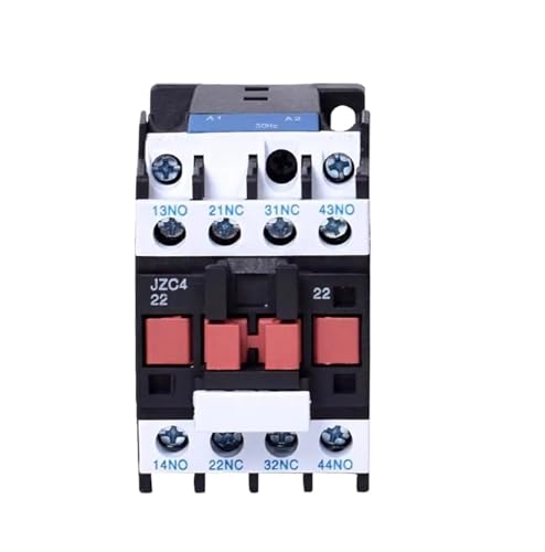 Wechselstromrelais, JZC4-22 380 V AC220 V 110 V 36 V 24 V 50/60 Hz Spule 20 A 3 P Dreipolig 2 NO 2 NC AC-Schütz(AC 220V) von ZHURDFT