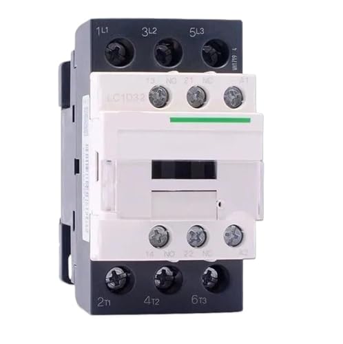 Wechselstromrelais, LC1D AC-Schütz LC1D40 LC1D50 LC1D65 LC1D80 LC1D95 NC 3-Phasen-DIN-Schienenmontage-Schütz(Lc1d40,110V) von ZHURDFT