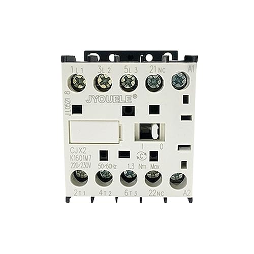 Wechselstromrelais, Miniatur 16A AC Schütz CJX2-K1601/CJX2-K1610 Häufig Verwendet Spule Spannung 24V 220V(1610 24v) von ZHURDFT