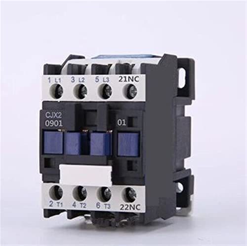 Wechselstromrelais, Schütz CJX2-0901 LC1 AC Schütze 9a 3 Phase 3 Pole NC Spannung Spannung 38 0V 220V 110V 36V 24V 50/60 Hz Din Schiene Montiert 3p + 1nc(Ac 380v) von ZHURDFT