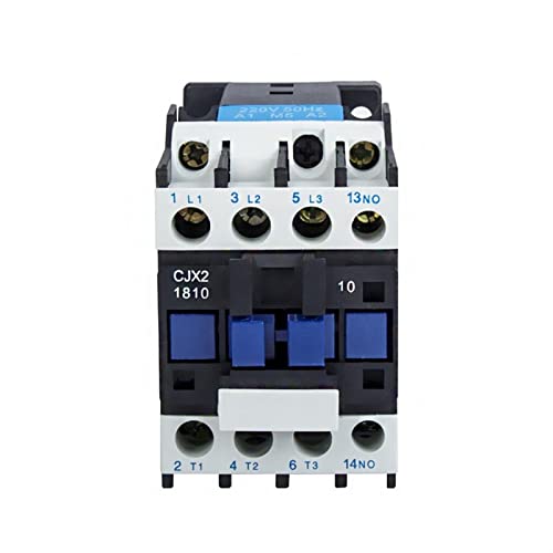 Wechselstromrelais, Schütz CJX2-1810 LC1 AC-Schütze 18a 3-phasig 3-polig Keine Spannung Spannung 38 0 V 220 V 110 V 36 V 24 V 50/60 Hz Din-Schienenmontage 3p+1no Schließer(Ac24v) von ZHURDFT