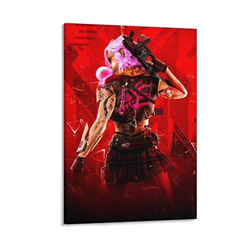 Cyberpunk Edgerunners Poster Japanische Cyberpunk Animation Series Poster Leinwand Wandkunst Poster Dekorativ Modern Home Print Bild Kunstwerke Poster von ZHUYING