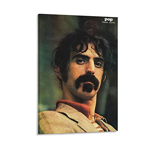 Frank Zappa Poster Rock and Roll Hall of Fame Poster Retro-Poster Wandkunst Poster Drucke Heimdekoration Bild Leinwand Malerei Poster 40,6 x 60 cm von ZHUYING
