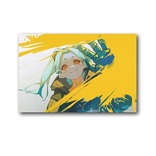 ZHUYING Cyberpunk Edgerunners Poster, beliebte Anime-Poster, Kunstdruck, Wandfoto, Farbe, Poster, hängendes Bild, Familiendekoration, 30 x 45 cm von ZHUYING