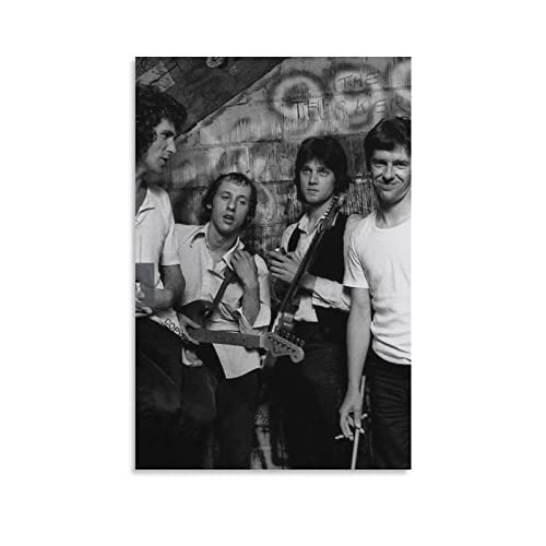 ZHUYING Dire Straits Poster Rock and Roll Hall of Fame Poster Retro-Poster Leinwand Malerei Poster Wandkunst Dekorative Bild Drucke Moderne Dekoration 30,5 x 45,7 cm (3 Stück) von ZHUYING