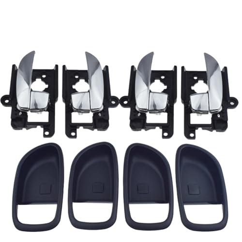 ZHUYRT / Passend for Hyundai Elantra 2007–2010 2.0L, verchromter Innentürgriff/Rahmen vorne, hinten links, Fahrer links oder rechts, Beifahrer rechts(4 Pcs Frames) von ZHUYRT
