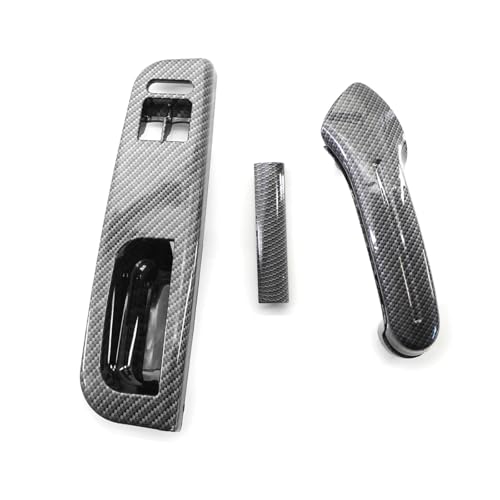 ZHUYRT 1Set Auto Innentür Haltegriff + Fenster Schalter Panel Lünette + Trim/Fit for VW MK4 Golf 2Dr 3B1867171D 1J 0 867 172 EINE 1J 4 867 180 EIN Auto Innenraum Innentürgriff von ZHUYRT