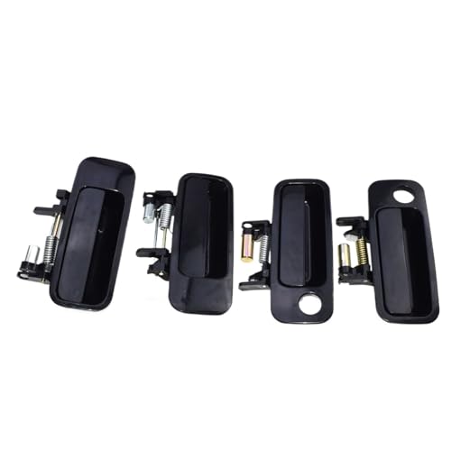ZHUYRT 4 Stück/passend for Toyota Camry 2.2L 3.0L & Lexus ES300 3.0L 1997 1998 1999 2000 2001 Schwarzer Außen-Autotürgriff vorne hinten links rechts Car Exterior Door Handles von ZHUYRT