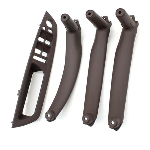 ZHUYRT 4PCS Kit LHD RHD Innere Fahrer Tür Fenster Schalter Armlehne Abdeckung Pull Griff Ersatz/Fit for BMW X5 x6 E70 E71 E72 2007-2013(Moka LHD 4PCS) von ZHUYRT
