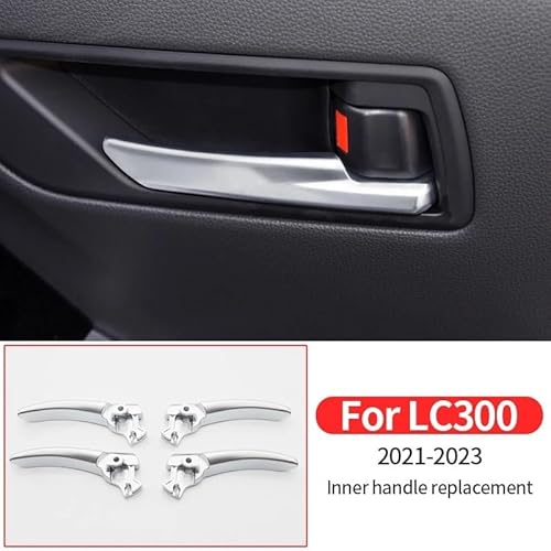 ZHUYRT Autotür-Innengriff modifiziert, passend/passend for Toyota Land Cruiser LC300 2021–2025, dekoratives Innenmodifikationszubehör von ZHUYRT