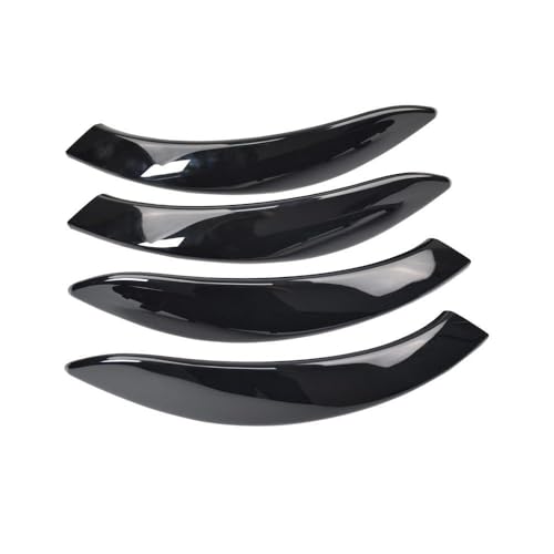 ZHUYRT Kohlefaser-Innentürgriff mit Griff, äußere Abdeckung, passend for BMW 3 4 Serie M3 M4 F30 F34 F36 F32 F33 F80 F82 F83(Piano Black) von ZHUYRT