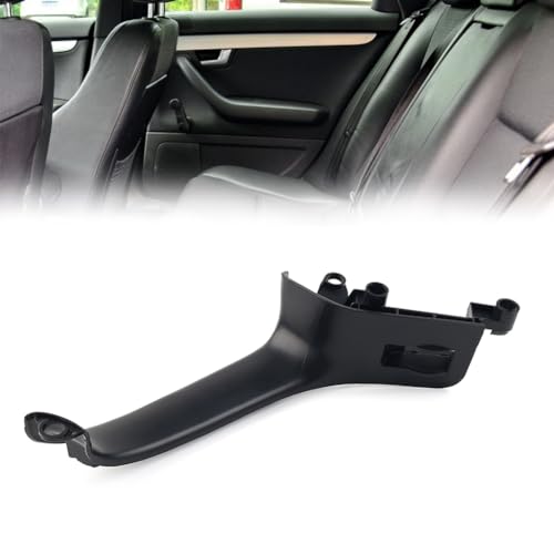 ZHUYRT LHD Schwarz Auto Innentüren Griff Pull Trim Abdeckung Zubehör/Passend for Audi A4 B6 B7 2002 2003 2004 2005 2006 2007 2008(Rear Right) von ZHUYRT