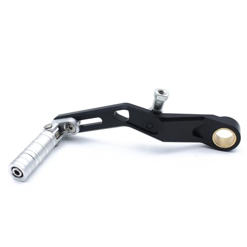 ZHUYRT Motorcycle gear lever/Passend for BMW F 750GS F850 GS F 850 ​​GS ADV 2018 2021 2020 CNC-Aluminium, verstellbarer, klappbarer Schalthebel, Schaltpedalhebel(Silver) von ZHUYRT