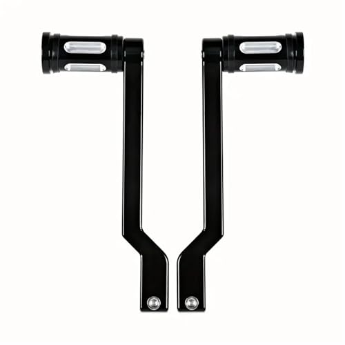 ZHUYRT Motorcycle gear lever 1 Paar CNC-Aluminium-Fersen-Zehen-Schalthebel, schwarze Schaltrasten/passend for Harley Touring Street Road Glide FL Motorräder ZHUYRT Motorcycle gear lever 1 Paar CNC-Aluminium-Fersen-Zehen-Schalthebel, schwarze Schaltrasten/passend for Harley Touring Street Road Glide FL Motorräder von ZHUYRT