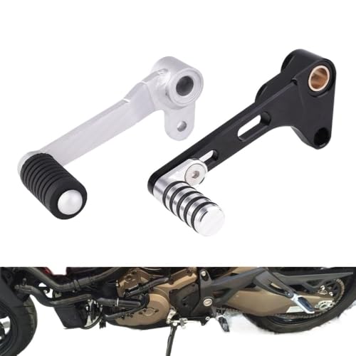 ZHUYRT Motorcycle gear lever 2024 / Passend for Ducati Supersport 950 939 937 S Schalthebel-Schaltpedal links/Passend for Monster 821 Dark Stripes 1200 /R/S 2014-2021(Black Adjustable) von ZHUYRT