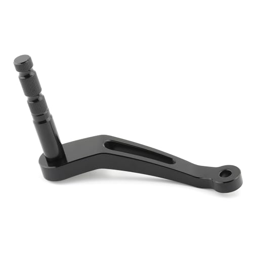 ZHUYRT Motorcycle gear lever Erweiterter Schalthebelarm for Motorradschaltstange/Passend for Harley Softail Fat Boy Sport Glide 2018-2023 Moto-Zubehör CNC-Aluminium(Black) von ZHUYRT