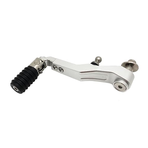 ZHUYRT Motorcycle gear lever F900R F900XR Aluminium Verstellbarer Klappschalthebel Schaltpedalhebel/Passend for BMW F 900 RF 900 XR 2020 2021 2022 2023 Motorrad(F900R-Silver) von ZHUYRT