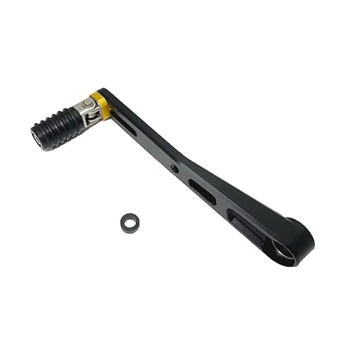 ZHUYRT Motorcycle gear lever F900R F900XR Aluminium Verstellbarer Klappschalthebel Schaltpedalhebel/Passend for BMW F 900 RF 900 XR 2020 2021 2022 2023 Motorrad(F900XR-Gold) von ZHUYRT