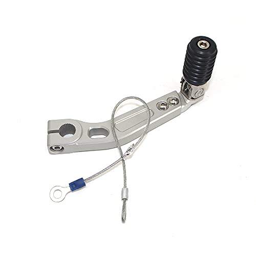ZHUYRT Motorcycle gear lever Motorrad Aluminium Verstellbarer Klapp-Schalthebel Schaltpedalhebel/Fit for BMW R1200GS Abenteuer 2004-2012 R 1200 GS R1200 OC ADV(Silver) von ZHUYRT