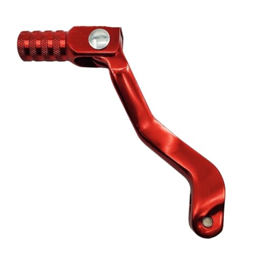 ZHUYRT Motorcycle gear lever Motorrad CNC Aluminium Klapp Schalthebel/Fit for Kayo Apollo Xmotos 110cc 125cc 140cc 150cc 160cc 250cc Dirt Bike Universal(Red) von ZHUYRT