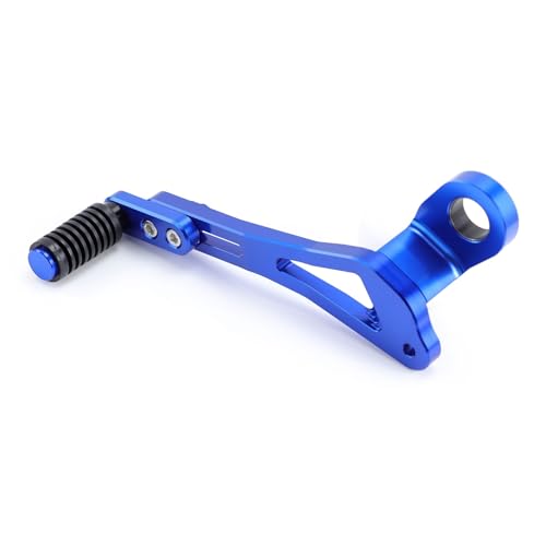 ZHUYRT Motorcycle gear lever Motorrad CNC Aluminium Schalthebel Verlängert Einstellbare Länge Shifter Fußpedal/Fit for Kawasaki ZX25R ZX-25R(Blue) von ZHUYRT