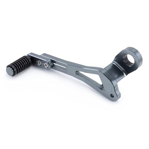 ZHUYRT Motorcycle gear lever Motorrad CNC Aluminium Schalthebel Verlängert Einstellbare Länge Shifter Fußpedal/Fit for Kawasaki ZX25R ZX-25R(GRAY) von ZHUYRT