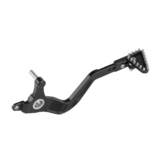 ZHUYRT Motorcycle gear lever Motorrad CNC verstellbarer Klappbremshebel, hinteres Fußbremspedal/Fit for BMW R1200 ADV 2004-2008 2012 R1200GS R 1200 GS Adventure(Black) von ZHUYRT