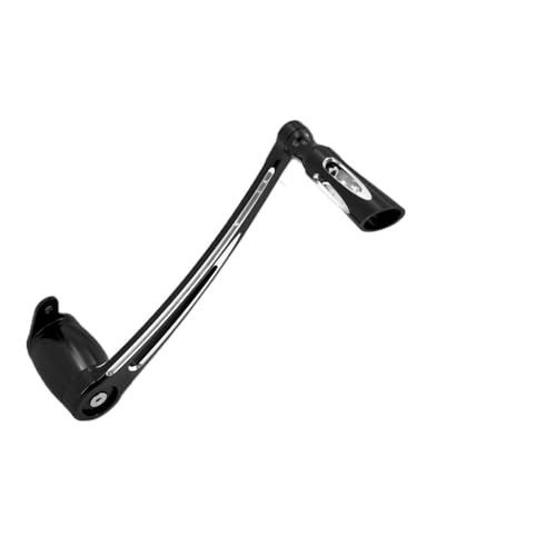 ZHUYRT Motorcycle gear lever Motorrad-Hinterradbremsarm-Hebel-Schalthebel-Pedalteile/Passend for Harley Softail FL Fat Boy Heritage Touring 2000-2017 Schalthebelstifte(Black Brake Lever) von ZHUYRT