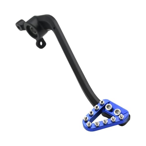 ZHUYRT Motorcycle gear lever Motorrad-Hinterradbremspedalhebel aus geschmiedetem Aluminium/passend for KTM SX SXF EXC EXCF XC XCW XCF XCFW TPI SIX DAYS 125-500 2008-2016 2015(01 Black Blue) von ZHUYRT