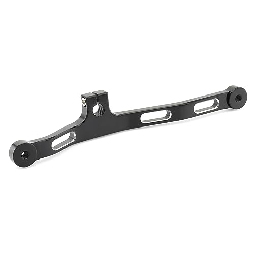 ZHUYRT Motorcycle gear lever Motorrad-Mittelsteuerung, Fersen-/Zehenschalthebel, CNC-Aluminium/passend for Harley Dyna Fat Street Bob Low Rider Super Wide Glide 1991–2017(Black White) von ZHUYRT