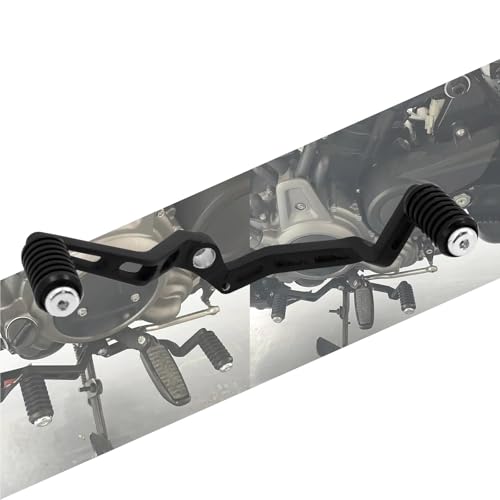 ZHUYRT Motorcycle gear lever Motorrad-Schaltrasten, Schalthebel, Fersen-/Zehenpedal, schwarz, passend for Harley Nightster 975 2022–2023, Schalthebelzubehör, rutschfest ZHUYRT Motorcycle gear lever Motorrad-Schaltrasten, Schalthebel, Fersen-/Zehenpedal, schwarz, passend for Harley Nightster 975 2022–2023, Schalthebelzubehör, rutschfest von ZHUYRT