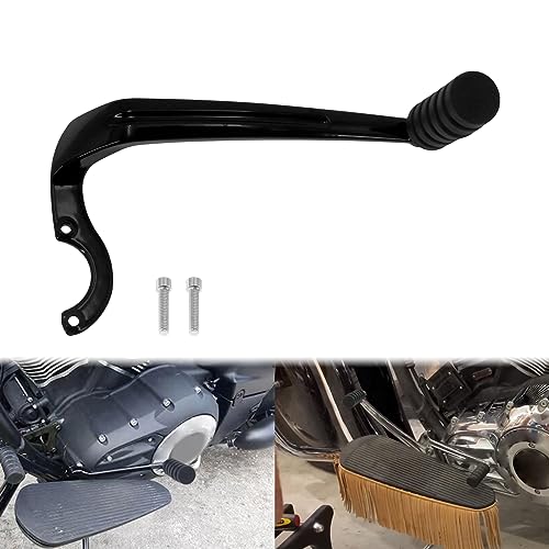 ZHUYRT Motorcycle gear lever Motorrad Schwarz/Chrom Fersenschalthebel mit Stift/Passend for Indian Springfield 16-20 Challenger Limited Dark Horse Vintage 2020-2021(Heel Shifter Lever A) von ZHUYRT